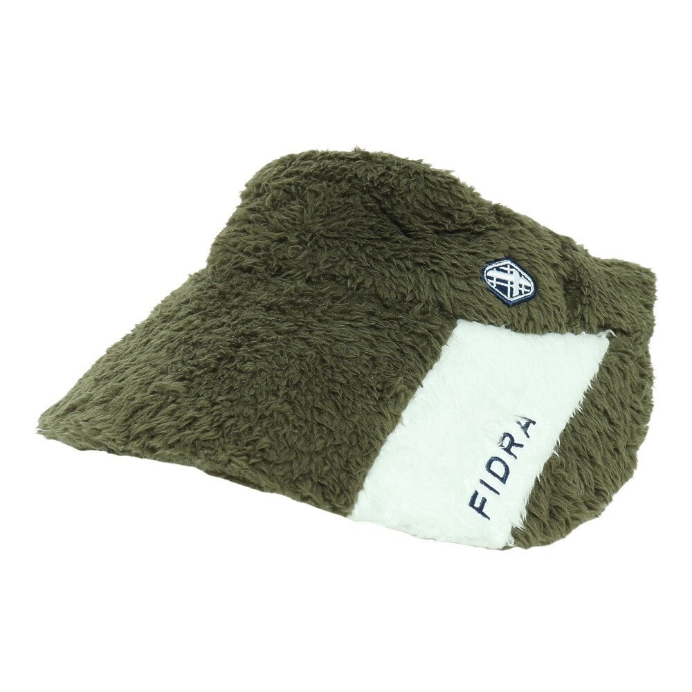 フィドラ（FIDRA）（レディース）ゴルフ 吸汗速乾 ボア ワイドバイザー FD5QWD14 KHK