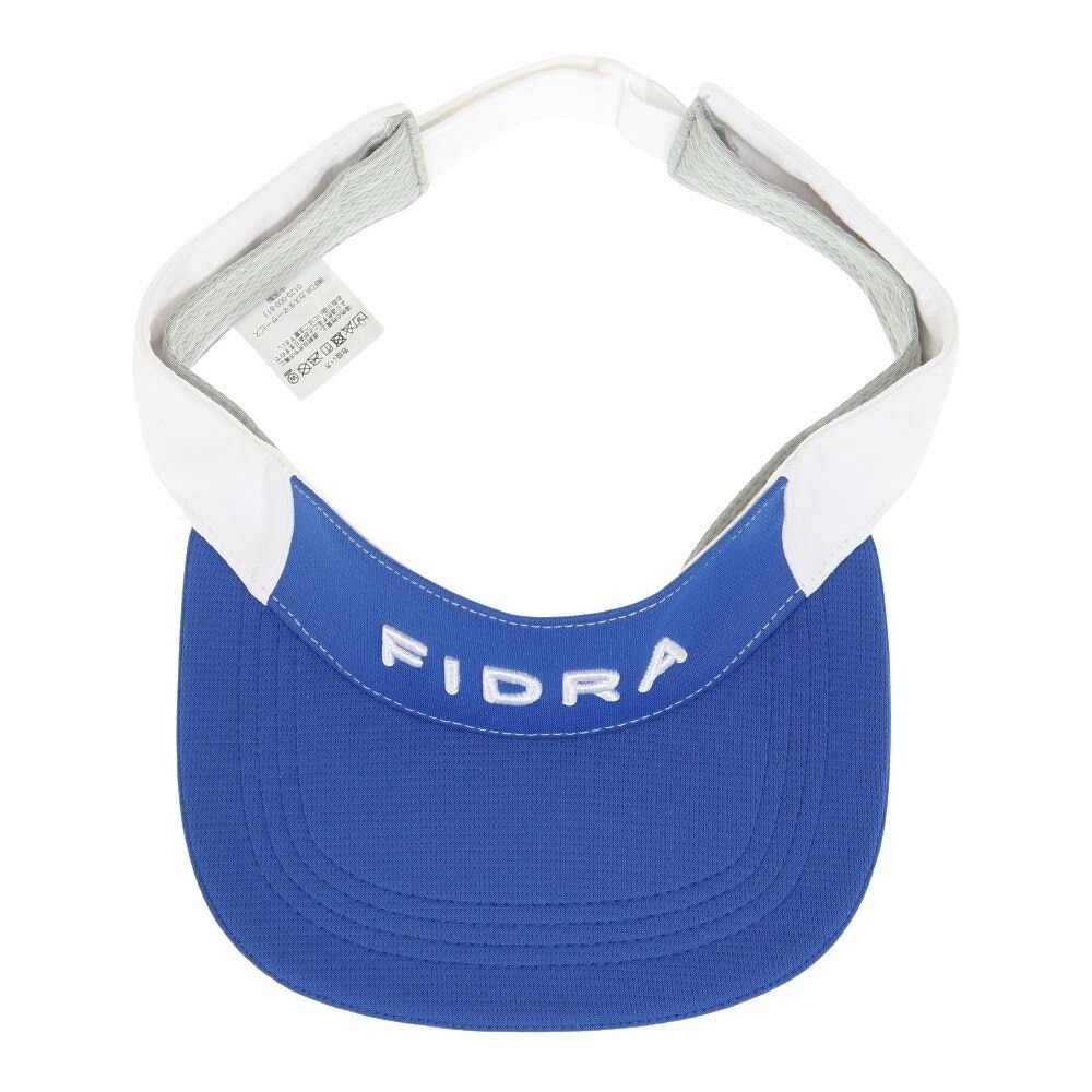 フィドラ（FIDRA）（レディース）ゴルフ 吸汗 速乾 接触冷感 ピンメッシュバイザー FD5PWD12 BLU