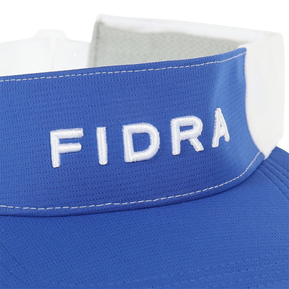 フィドラ（FIDRA）（レディース）ゴルフ 吸汗 速乾 接触冷感 ピンメッシュバイザー FD5PWD12 BLU
