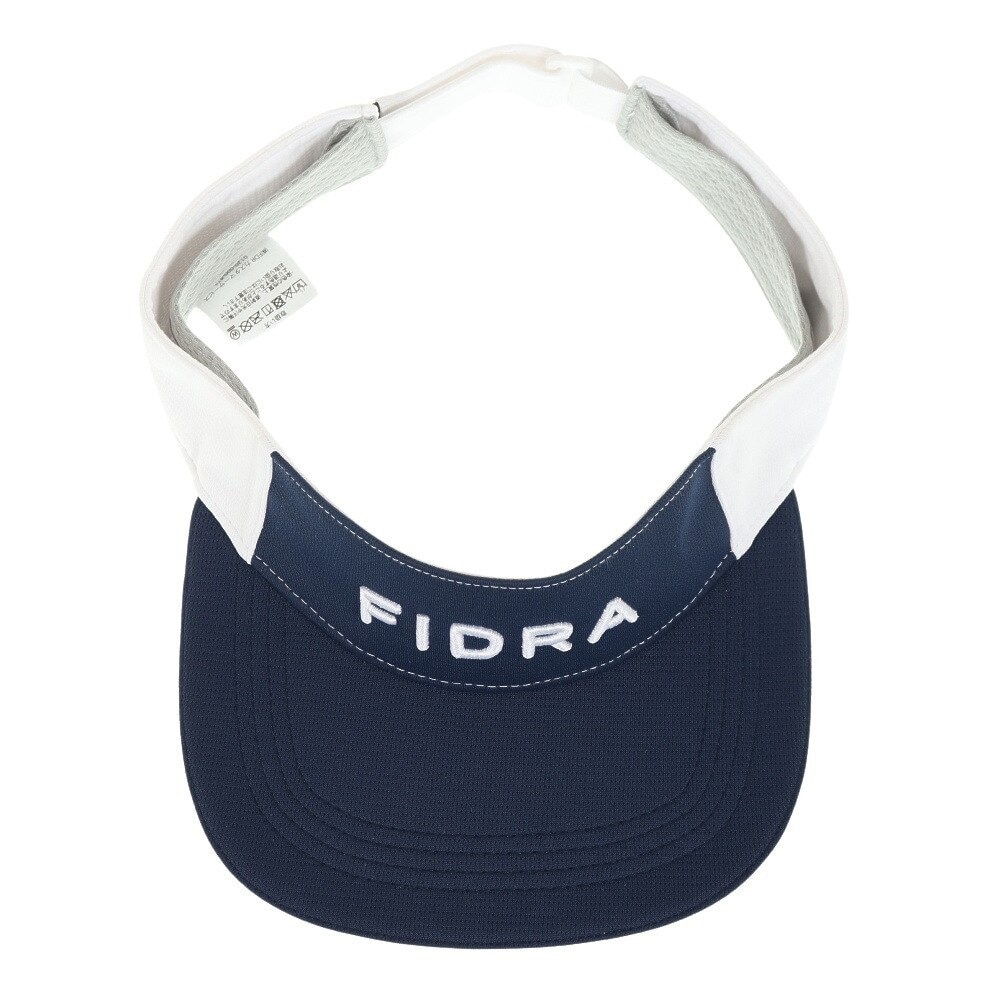 フィドラ（FIDRA）（レディース）ゴルフ 吸汗 速乾 接触冷感 ピンメッシュバイザー FD5PWD12 NVY