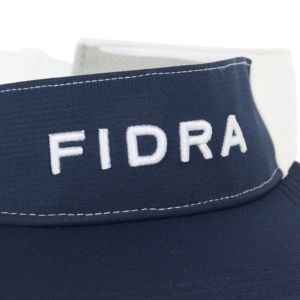 フィドラ（FIDRA）（レディース）ゴルフ 吸汗 速乾 接触冷感 ピンメッシュバイザー FD5PWD12 NVY