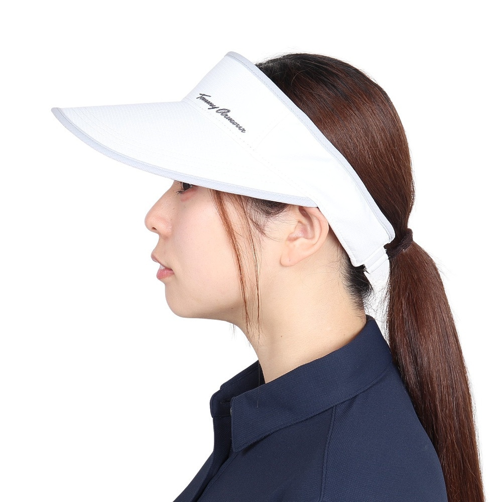 トミーアーマー（Tommy Armour）（レディース）ゴルフ 吸汗速乾 クーリングサンバイザー TAST25S080007 WHT