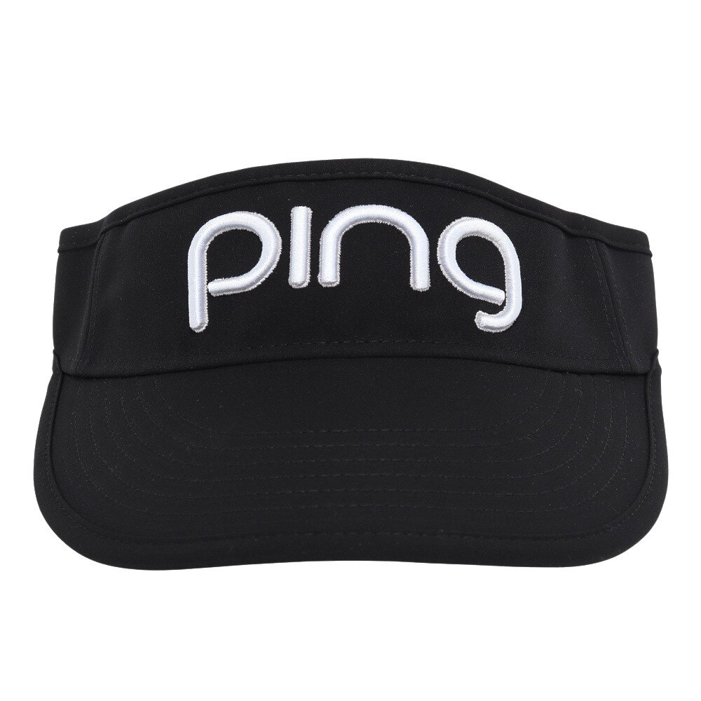 ピン（PING）（レディース）ゴルフ 撥水 ツアーバイザー HW-L2502 BK 38219