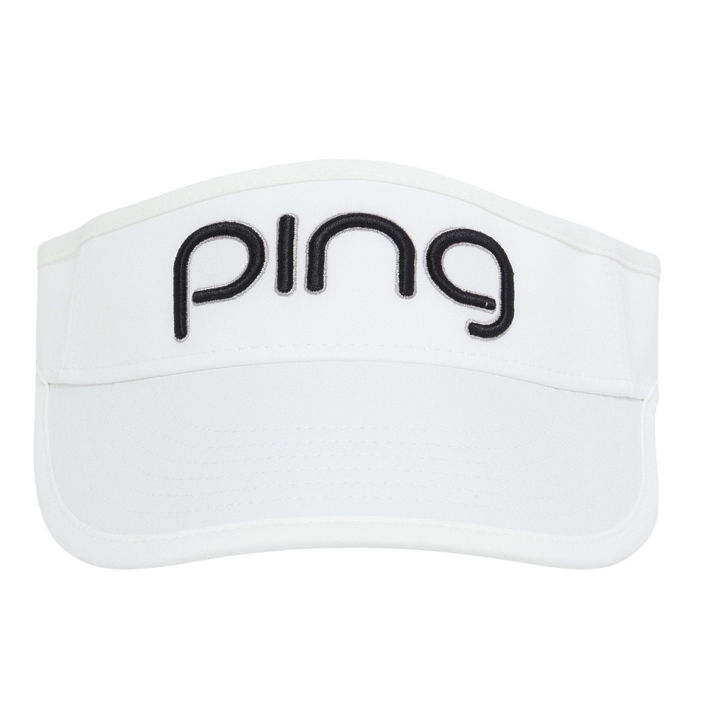 ピン（PING）（レディース）ゴルフ 撥水 ツアーバイザー HW-L2502 WH 38219