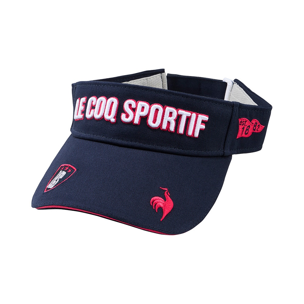 ルコックスポルティフ（lecoqsportif）（レディース）ゴルフ 定番ロゴサンバイザー LG5SCP50L NV01