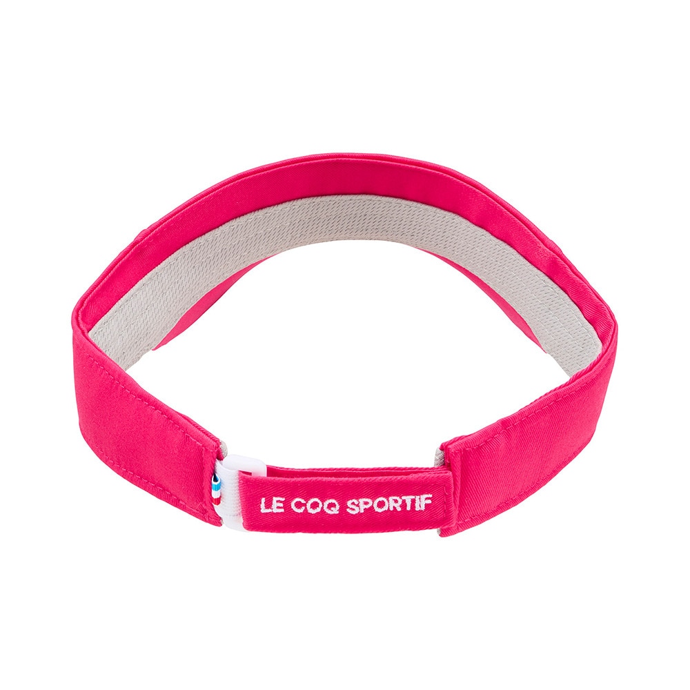 ルコックスポルティフ（lecoqsportif）（レディース）定番ロゴサンバイザー LG5SCP50L PK00