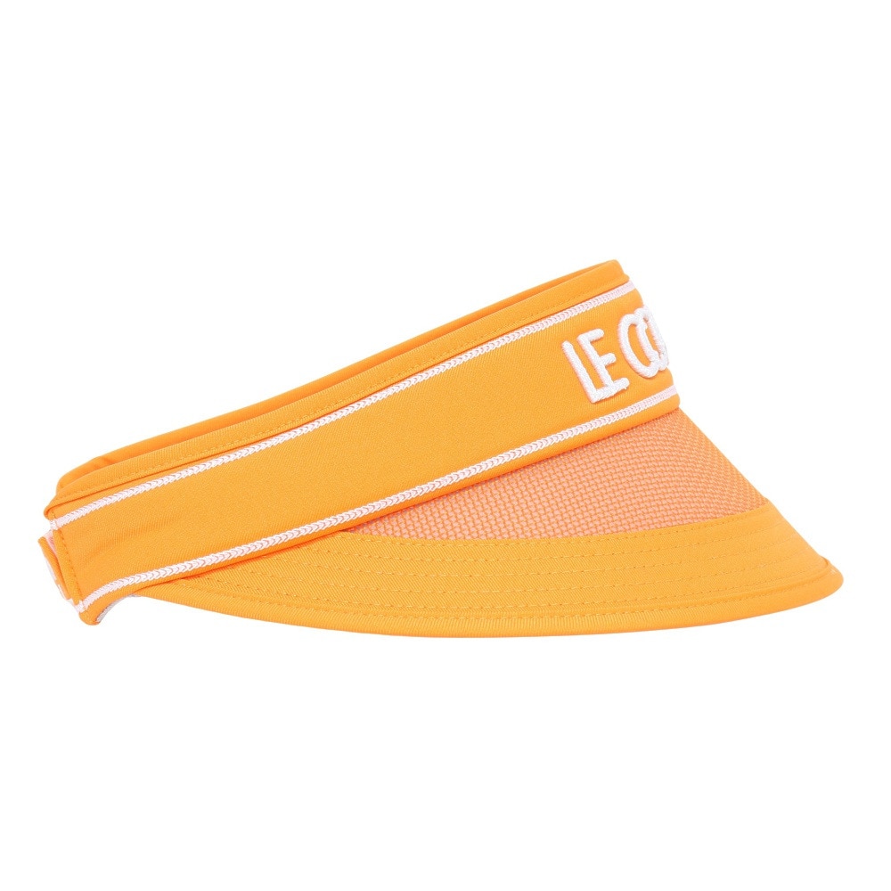 ルコックスポルティフ（lecoqsportif）（レディース）ゴルフ 日よけサンバイザー LG5SCP54L OR00