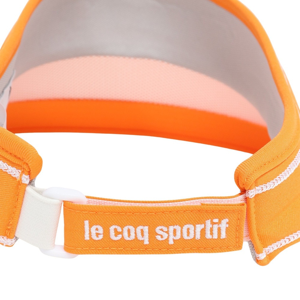 ルコックスポルティフ（lecoqsportif）（レディース）ゴルフ 日よけサンバイザー LG5SCP54L OR00