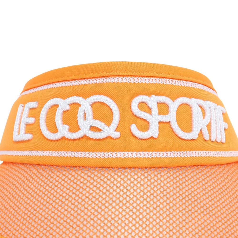 ルコックスポルティフ（lecoqsportif）（レディース）ゴルフ 日よけサンバイザー LG5SCP54L OR00