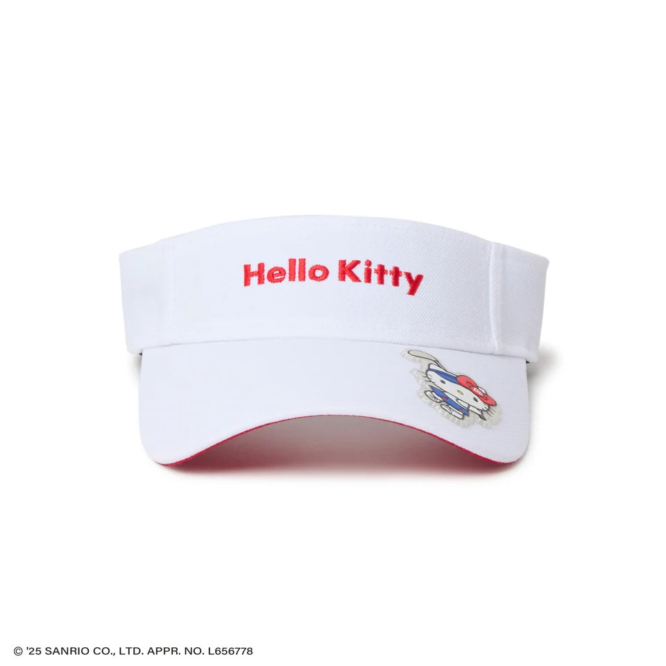 ニューエラ（NEW ERA）（レディース）サンバイザー ロングバイザー HELLO KITTY WHI 14348592