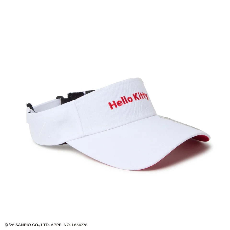 ニューエラ（NEW ERA）（レディース）サンバイザー ロングバイザー HELLO KITTY WHI 14348592