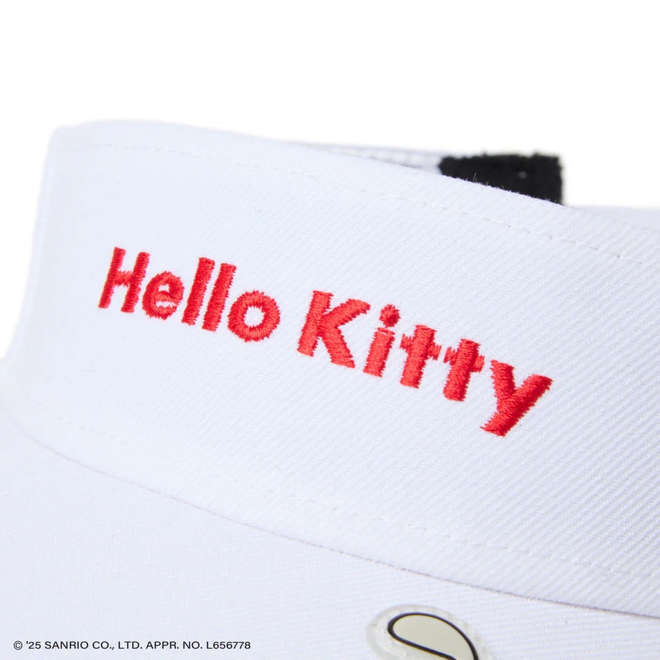 ニューエラ（NEW ERA）（レディース）サンバイザー ロングバイザー HELLO KITTY WHI 14348592