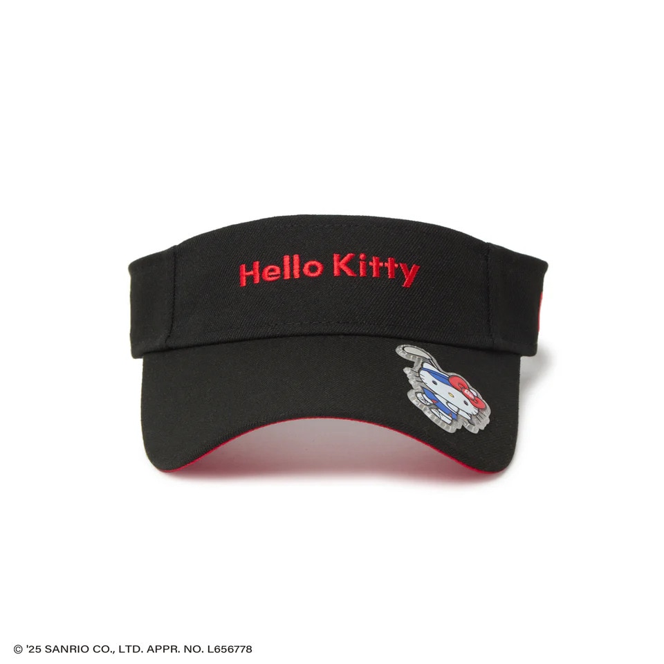ニューエラ（NEW ERA）（レディース）サンバイザー ロングバイザー HELLO KITTY BLK 14348593