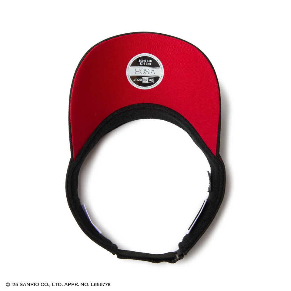 ニューエラ（NEW ERA）（レディース）サンバイザー ロングバイザー HELLO KITTY BLK 14348593