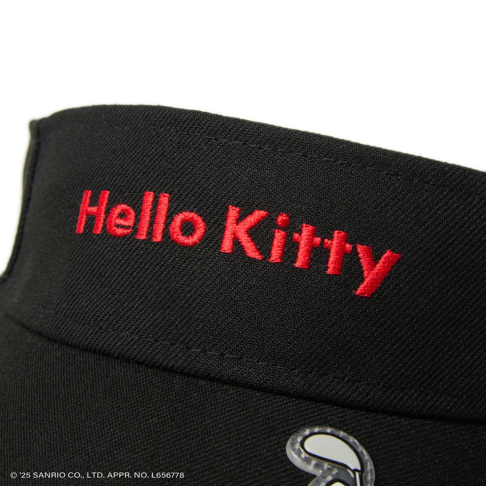 ニューエラ（NEW ERA）（レディース）サンバイザー ロングバイザー HELLO KITTY BLK 14348593