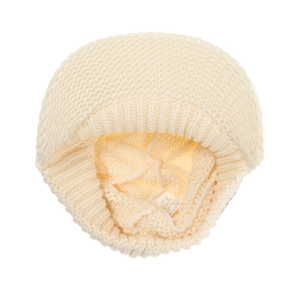 ノースピーク（north peak）（レディース）ゴルフ 模様編み 防寒 あったかグッズ 寒さ対策 ニットキャップ NP-9388 BG