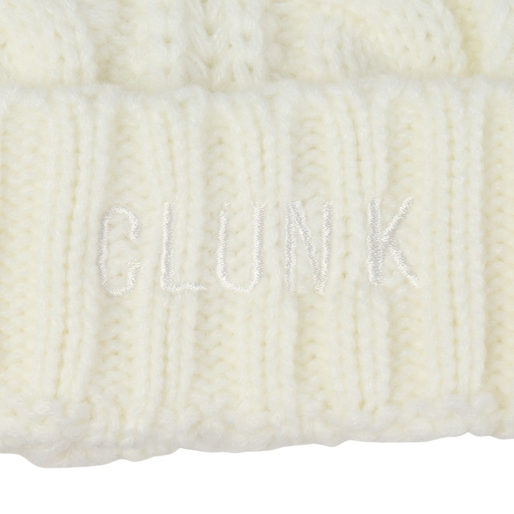 クランク（CLUNK）（レディース）ゴルフ 寒さ対策 防寒 あったかグッズ ネコ耳 ニット帽 CL5NWZ14 WHT