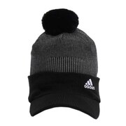 アディダス（adidas）（レディース）ゴルフ 防寒 保温 COLD. RDY ポンポン付き バイザーニットキャップ QY537-HG5599BK