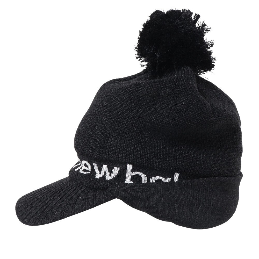 ニューバランス（new balance）（レディース）ゴルフ ニット帽 2WAY ブリムビーニー 012-3287515-010