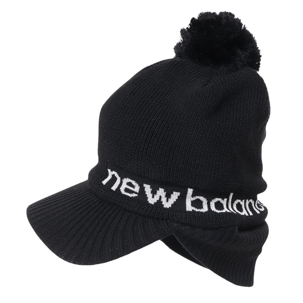 ニューバランス（new balance）（レディース）ゴルフ ニット帽 2WAY ブリムビーニー 012-3287515-010
