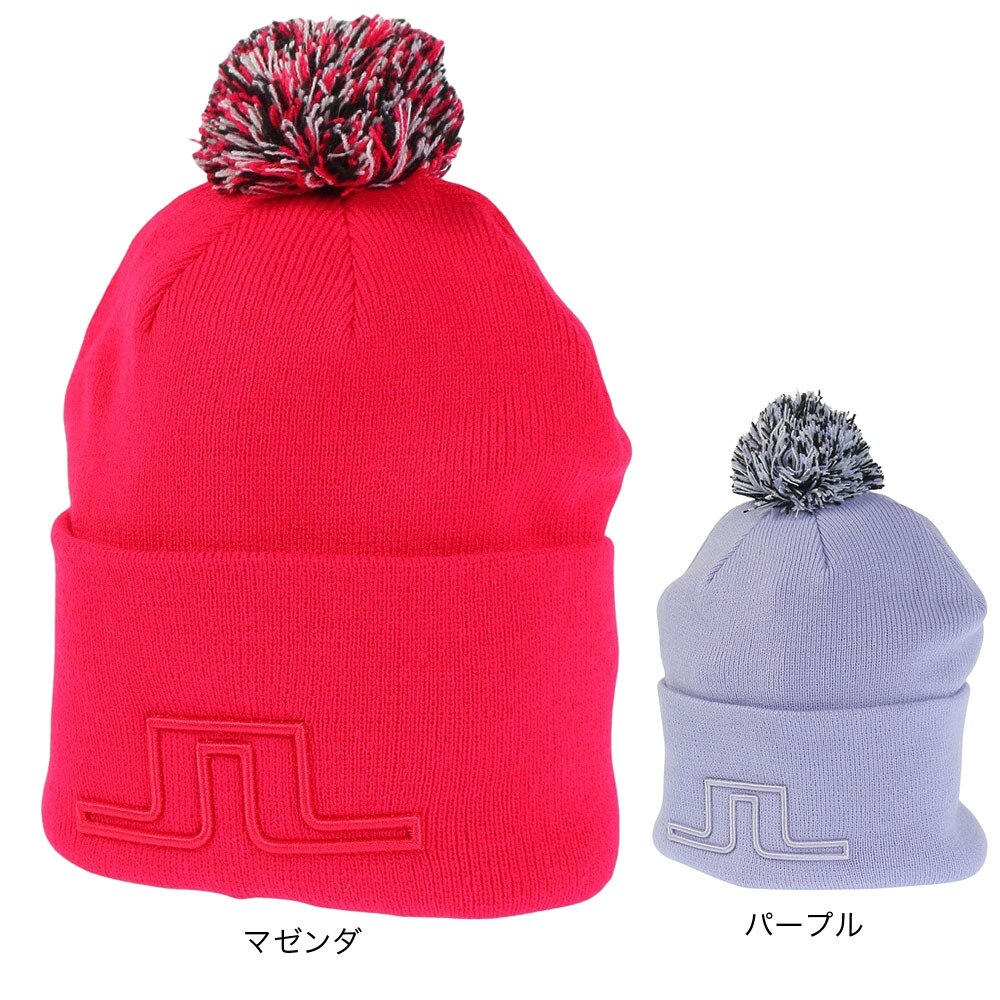 J.LINDEBERG（レディース）ゴルフ ニット帽 グレースビーニー 073-59968-081