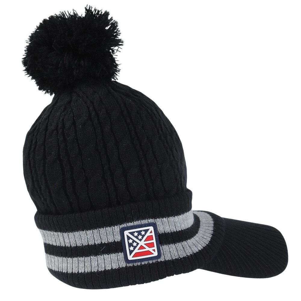 トミーアーマー（Tommy Armour）（レディース）ゴルフ 防寒 ニットキャップ TAST23F080009 BLK