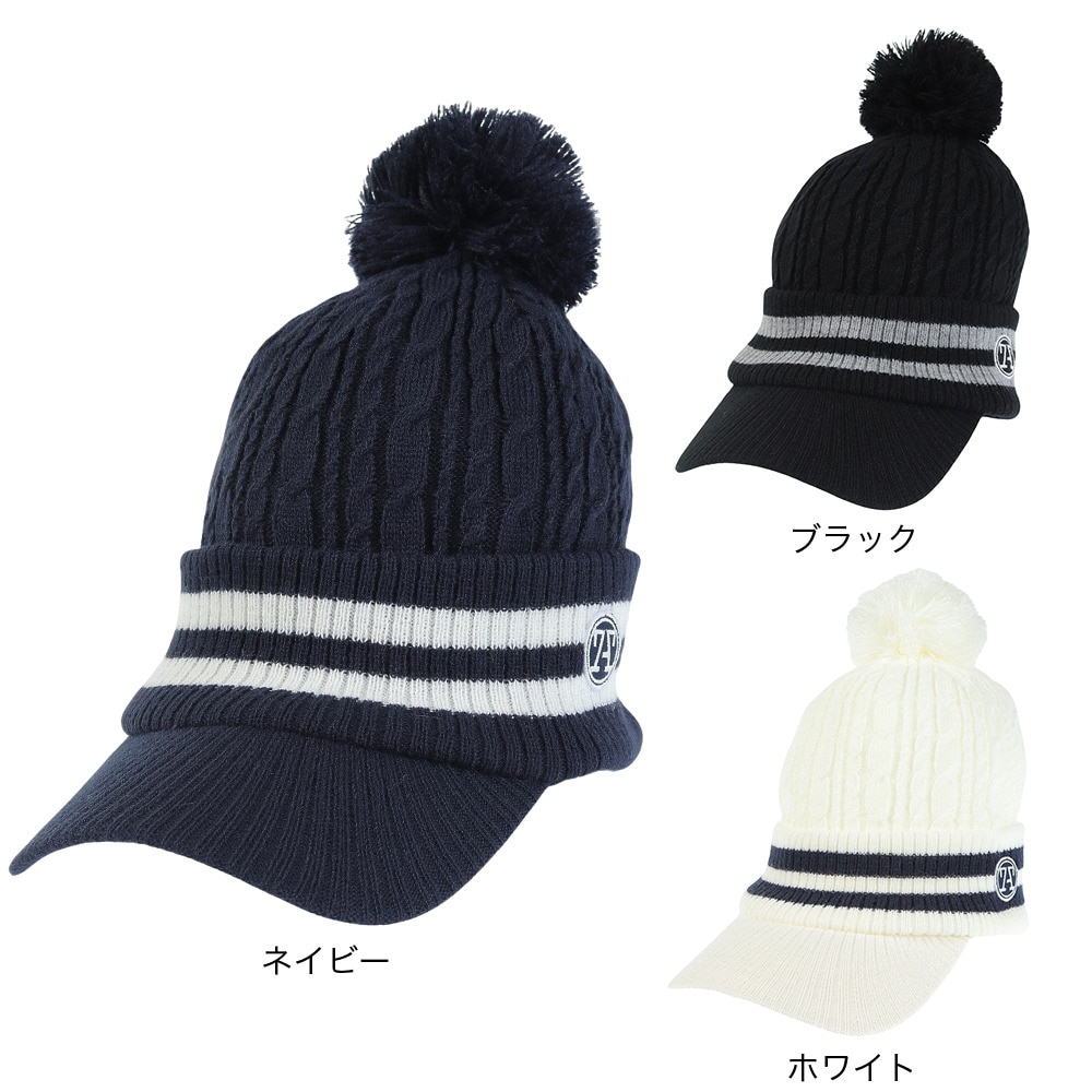 トミーアーマー（Tommy Armour）（レディース）ゴルフ 防寒 ニットキャップ TAST23F080009 BLK