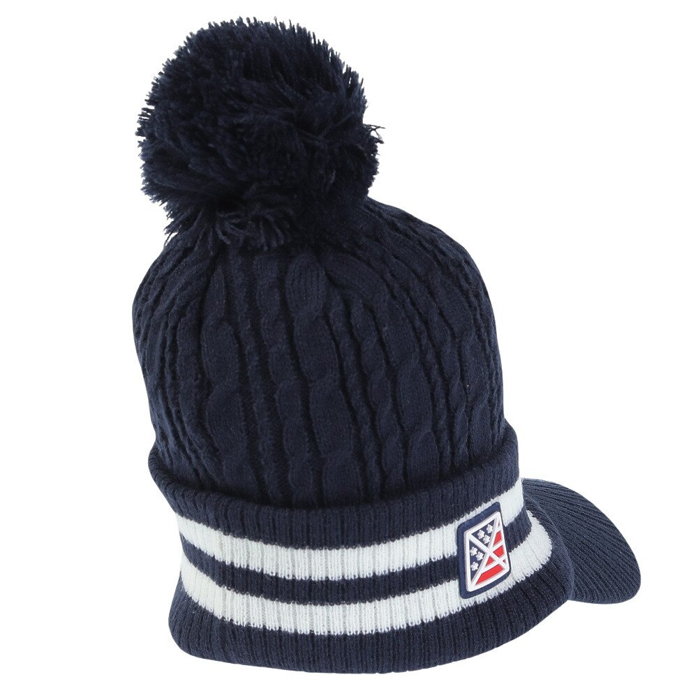 トミーアーマー（Tommy Armour）（レディース）ゴルフ 防寒 ニットキャップ TAST23F080009 NVY