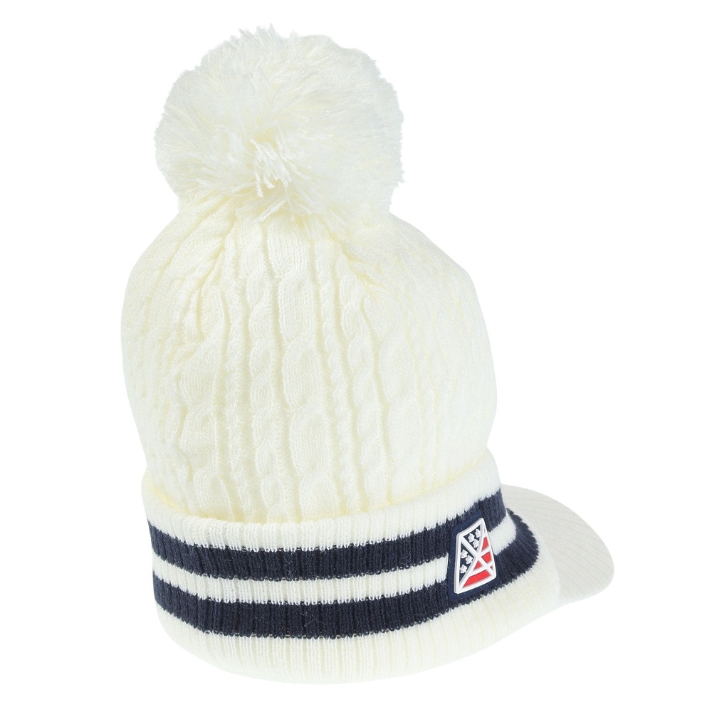トミーアーマー（Tommy Armour）（レディース）ゴルフ ニットキャップ TAST23F080009 WHT