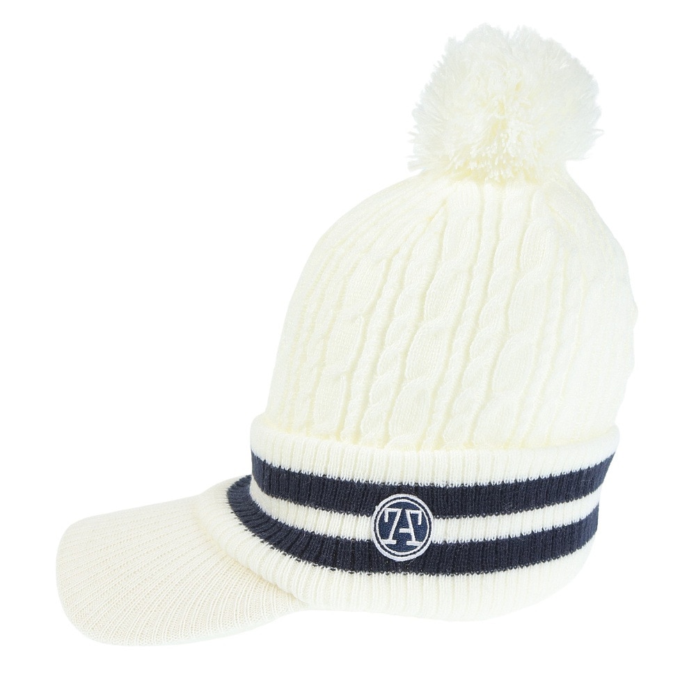 トミーアーマー（Tommy Armour）（レディース）ゴルフ ニットキャップ TAST23F080009 WHT