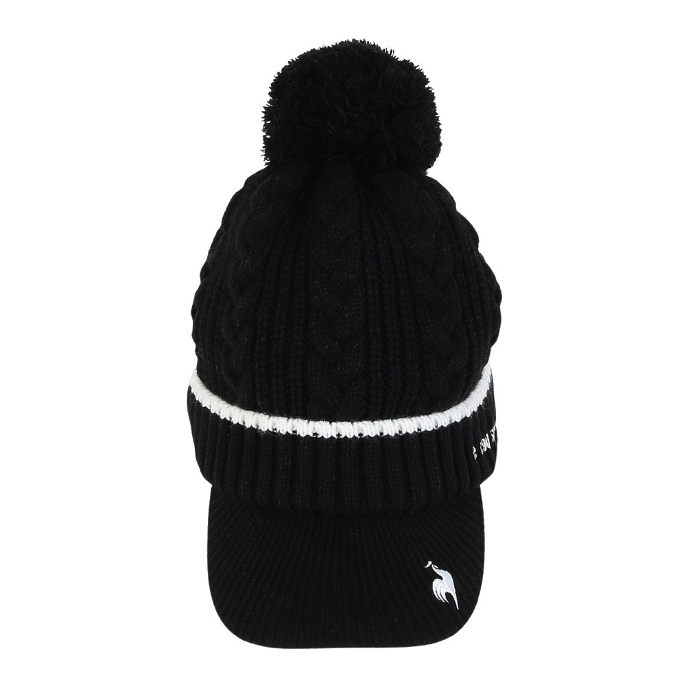 ルコックスポルティフ（lecoqsportif）（レディース）ゴルフ ニットキャップ LG4FCP40L BK00