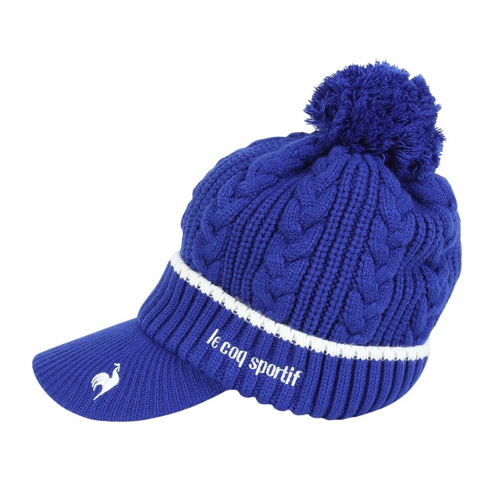ルコックスポルティフ（lecoqsportif）（レディース）ゴルフ ニットキャップ LG4FCP40L BL00
