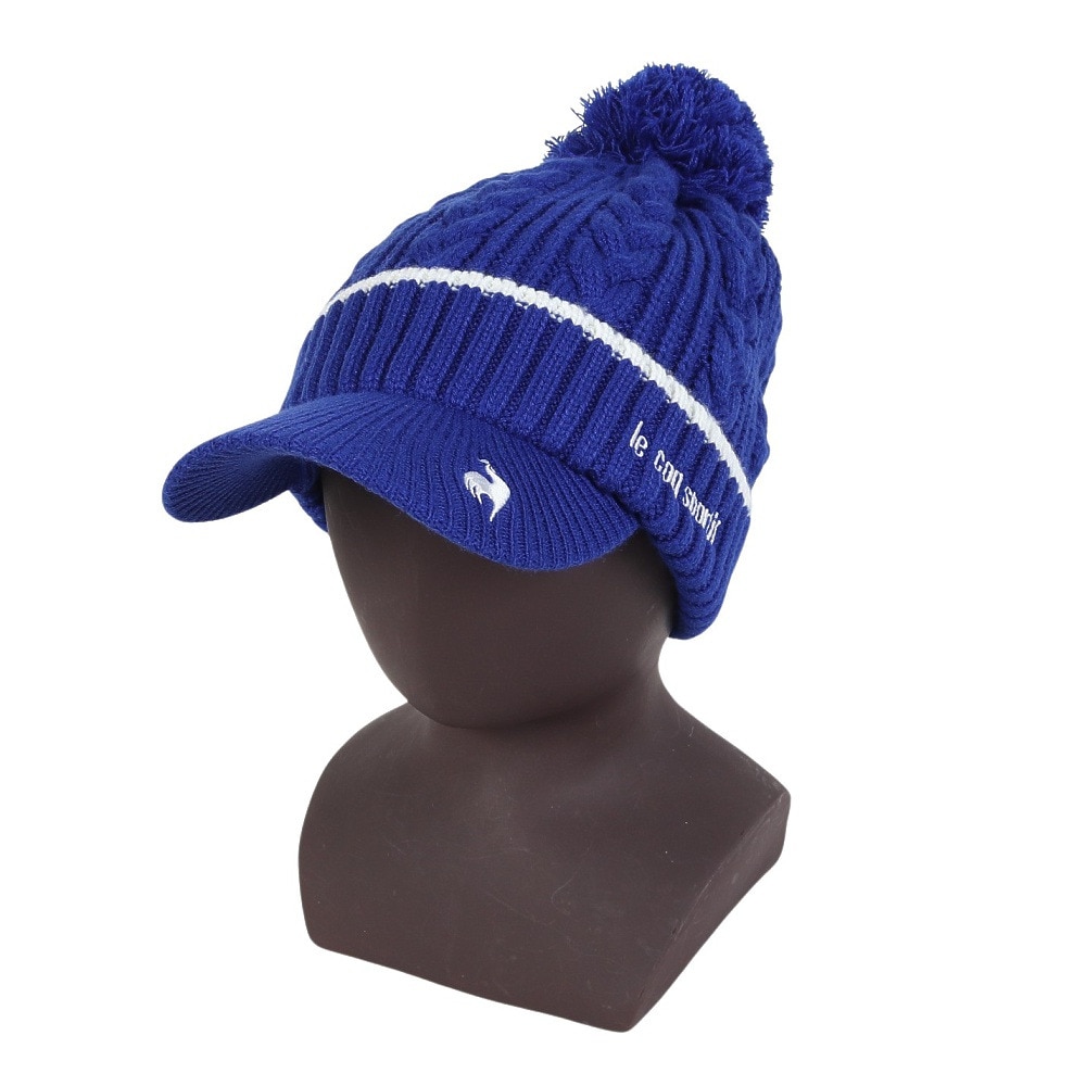 ルコックスポルティフ（lecoqsportif）（レディース）ゴルフ ニットキャップ LG4FCP40L BL00
