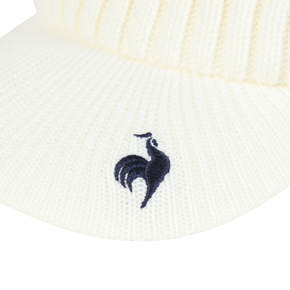 ルコックスポルティフ（lecoqsportif）（レディース）ゴルフ ニットキャップ LG4FCP40L WH00