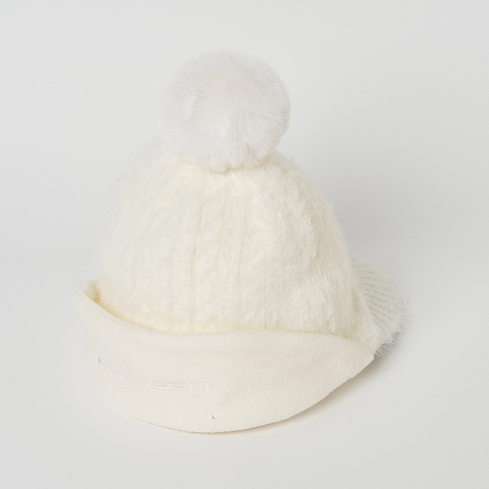 ROSASEN（ROSASEN）（レディース）ゴルフ フェザーヤーン ツバ付き ニットキャップ 046-54062-25AW-005
