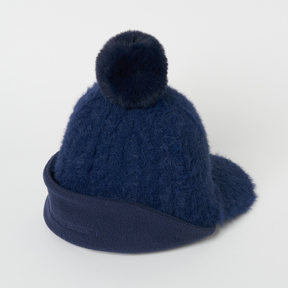 ROSASEN（ROSASEN）（レディース）ゴルフ フェザーヤーン ツバ付き ニットキャップ 046-54062-25AW-098