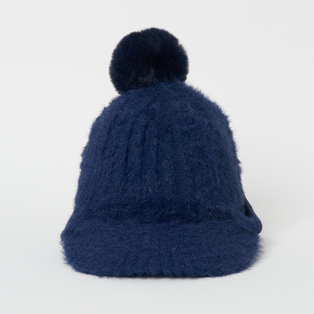 ROSASEN（ROSASEN）（レディース）ゴルフ フェザーヤーン ツバ付き ニットキャップ 046-54062-25AW-098