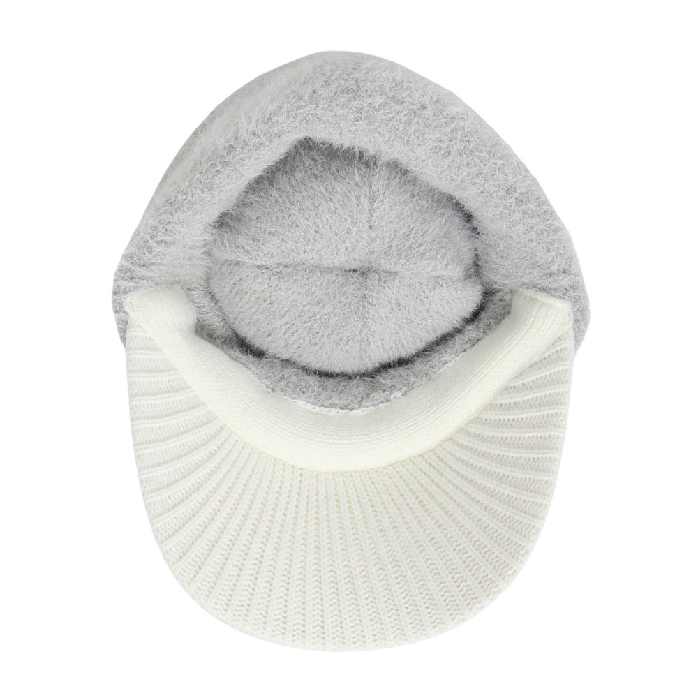 クランク（CLUNK）（レディース）ゴルフ 帽子 ツバ付きニット帽 CL5UWC04 WHT