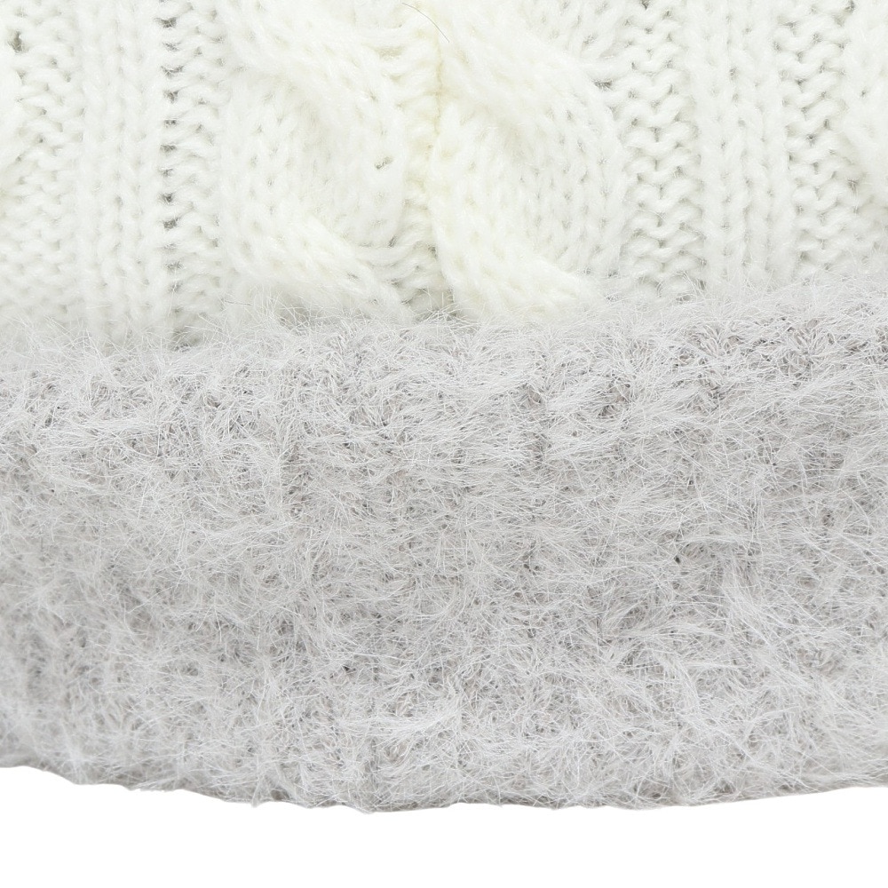 クランク（CLUNK）（レディース）ゴルフ 帽子 ツバ付きニット帽 CL5UWC04 WHT