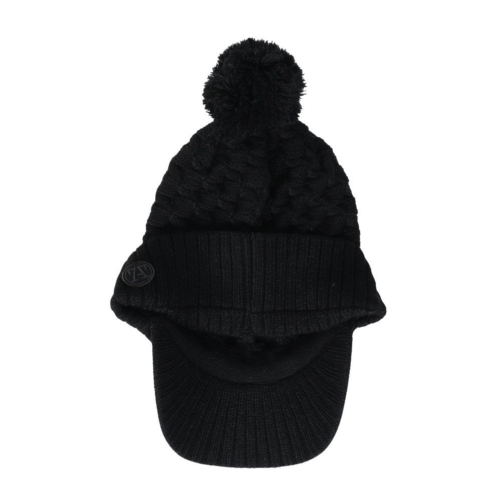 トミーアーマー（Tommy Armour）（レディース）ゴルフ ポンポン付き ニットキャップ TAST25F080011 BLK
