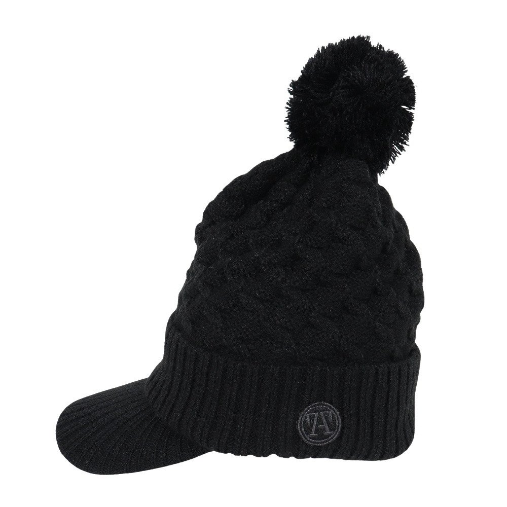 トミーアーマー（Tommy Armour）（レディース）ゴルフ ポンポン付き ニットキャップ TAST25F080011 BLK