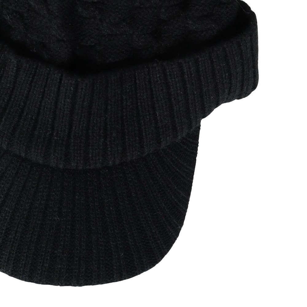 トミーアーマー（Tommy Armour）（レディース）ゴルフ ポンポン付き ニットキャップ TAST25F080011 BLK