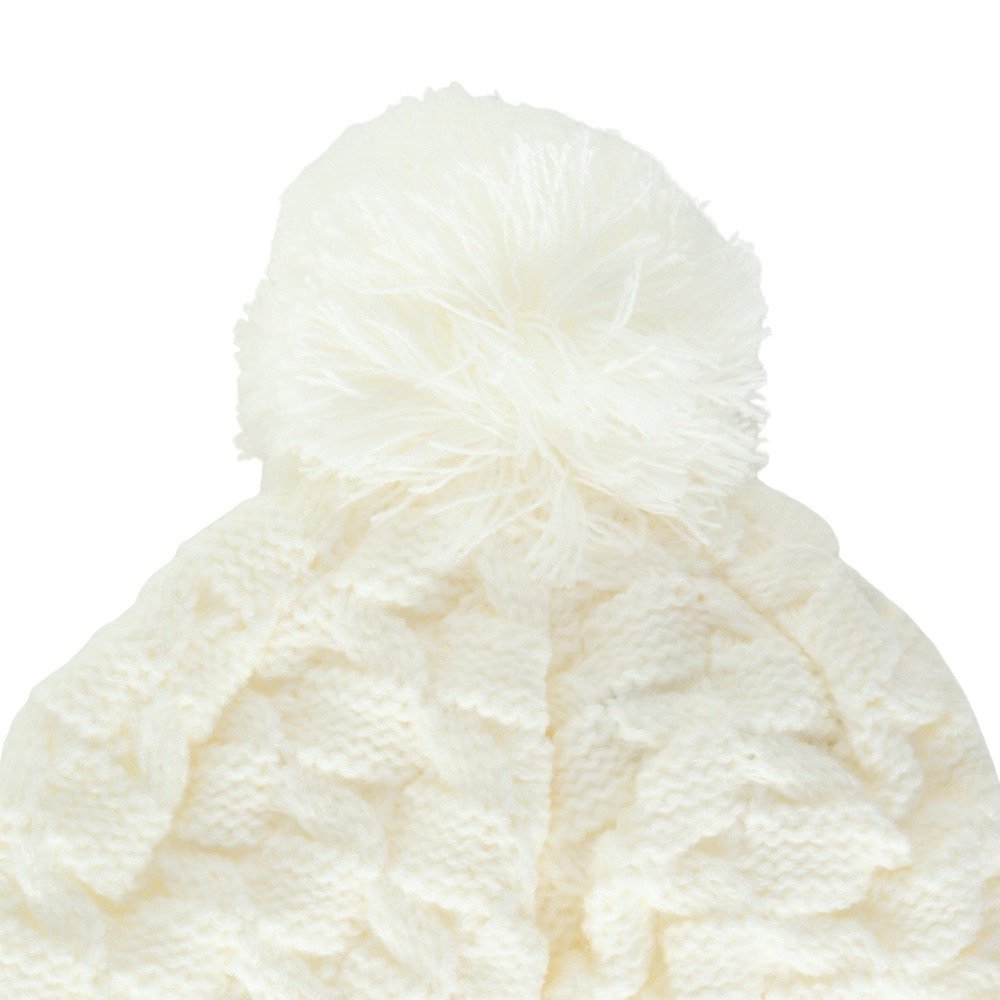 トミーアーマー（Tommy Armour）（レディース）ゴルフ ポンポン付き ニットキャップ TAST25F080011 WHT