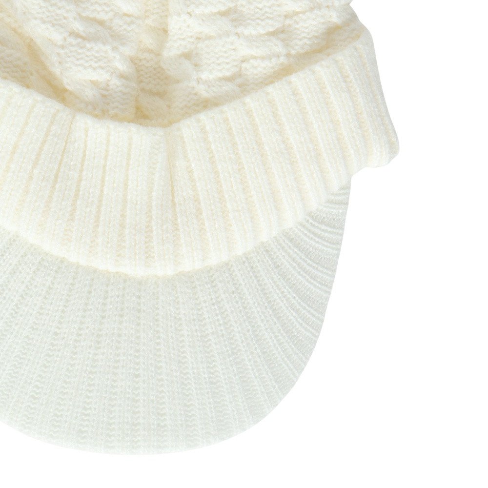 トミーアーマー（Tommy Armour）（レディース）ゴルフ ポンポン付き ニットキャップ TAST25F080011 WHT