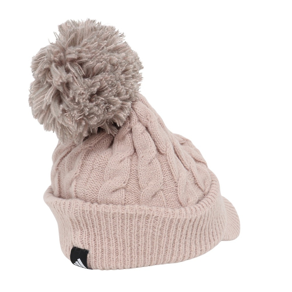 アディダス（adidas）（レディース）ゴルフ 帽子 ポンポンブリムニットキャップ KQE23-JX7041 BEG