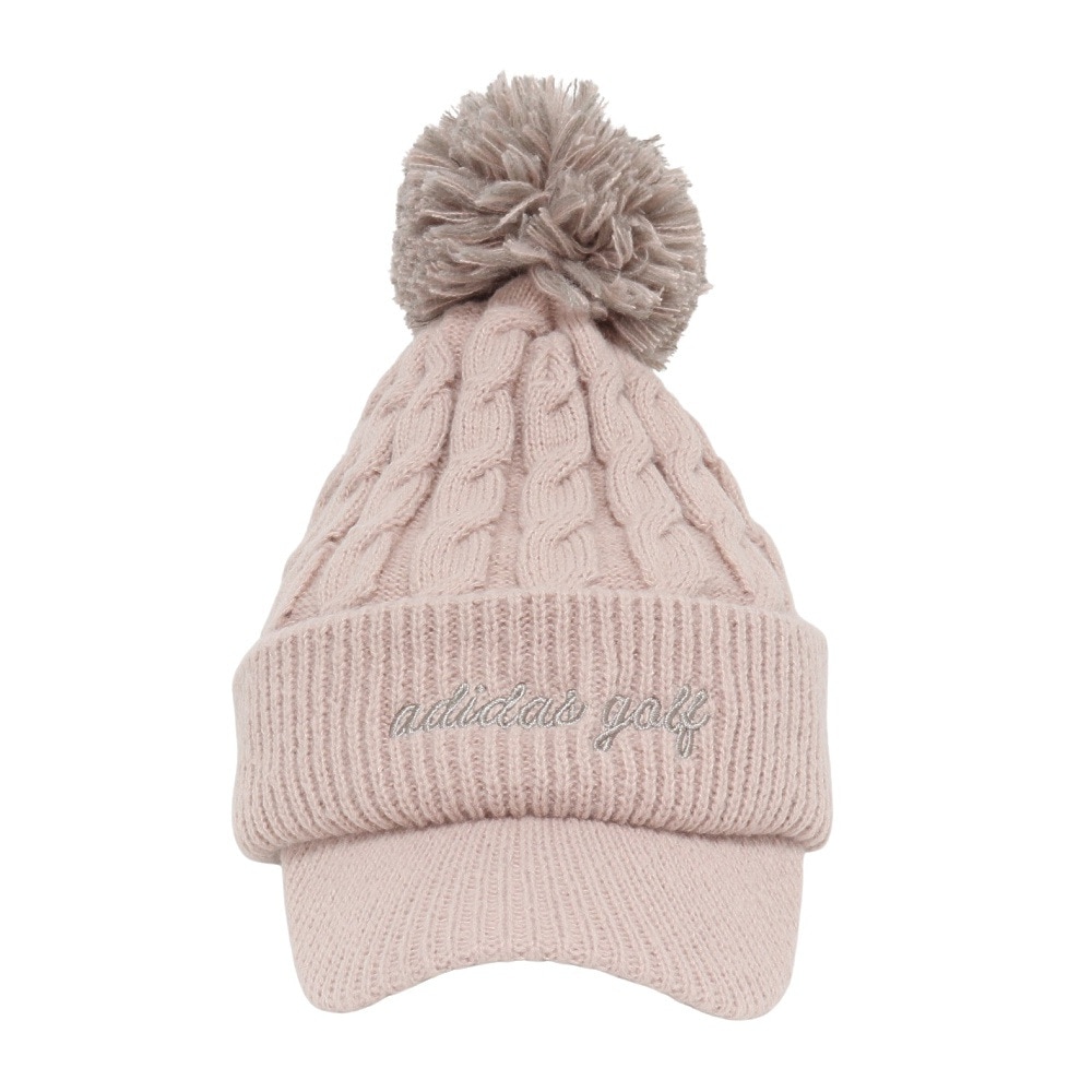 アディダス（adidas）（レディース）ゴルフ 帽子 ポンポンブリムニットキャップ KQE23-JX7041 BEG