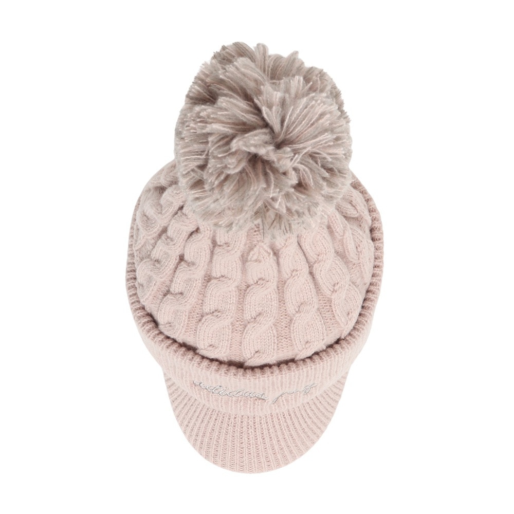 アディダス（adidas）（レディース）ゴルフ 帽子 ポンポンブリムニットキャップ KQE23-JX7041 BEG