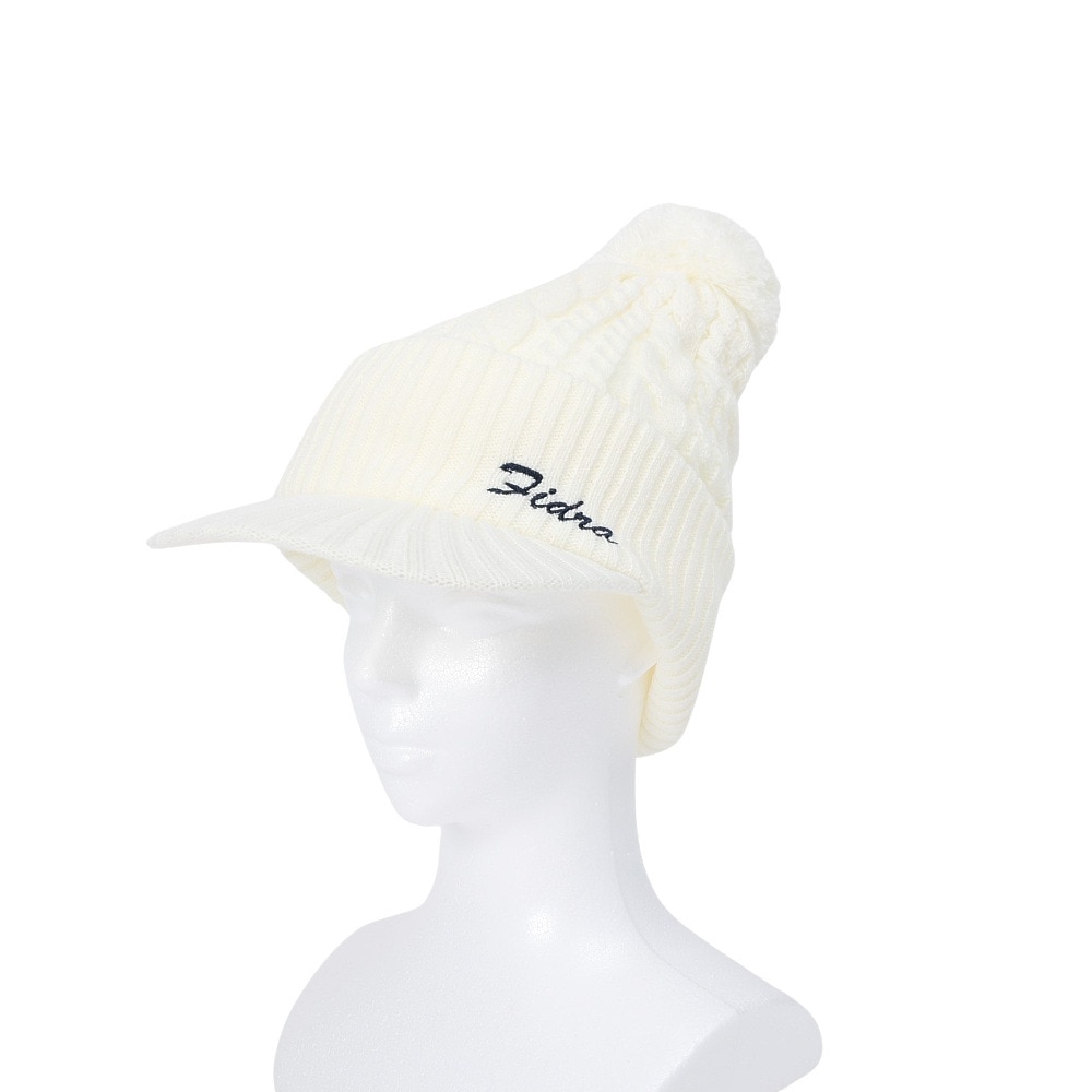 フィドラ（FIDRA）（レディース）ゴルフ ポンポンニット帽 FD5SWA19 WHT