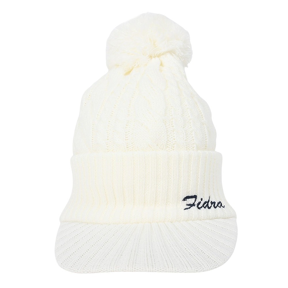 フィドラ（FIDRA）（レディース）ゴルフ ポンポンニット帽 FD5SWA19 WHT