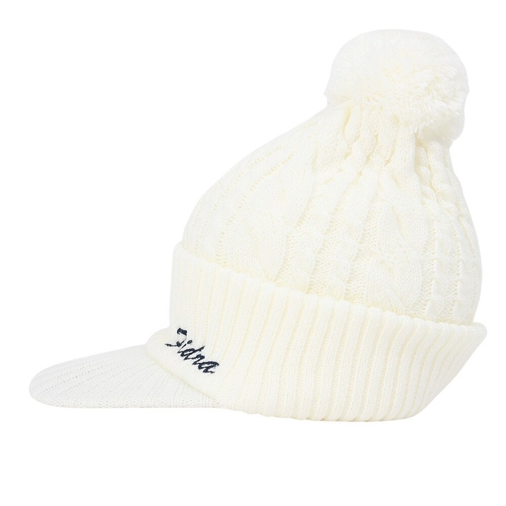 フィドラ（FIDRA）（レディース）ゴルフ ポンポンニット帽 FD5SWA19 WHT